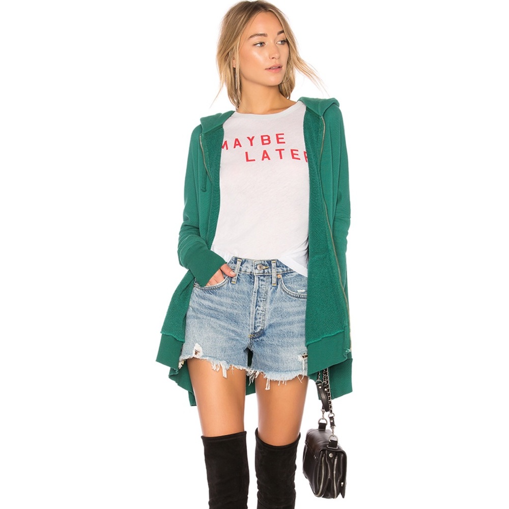 Wildfox Charmed French Terry Oversized Hoodie